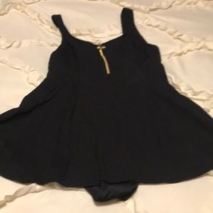 Black swim dress size xl